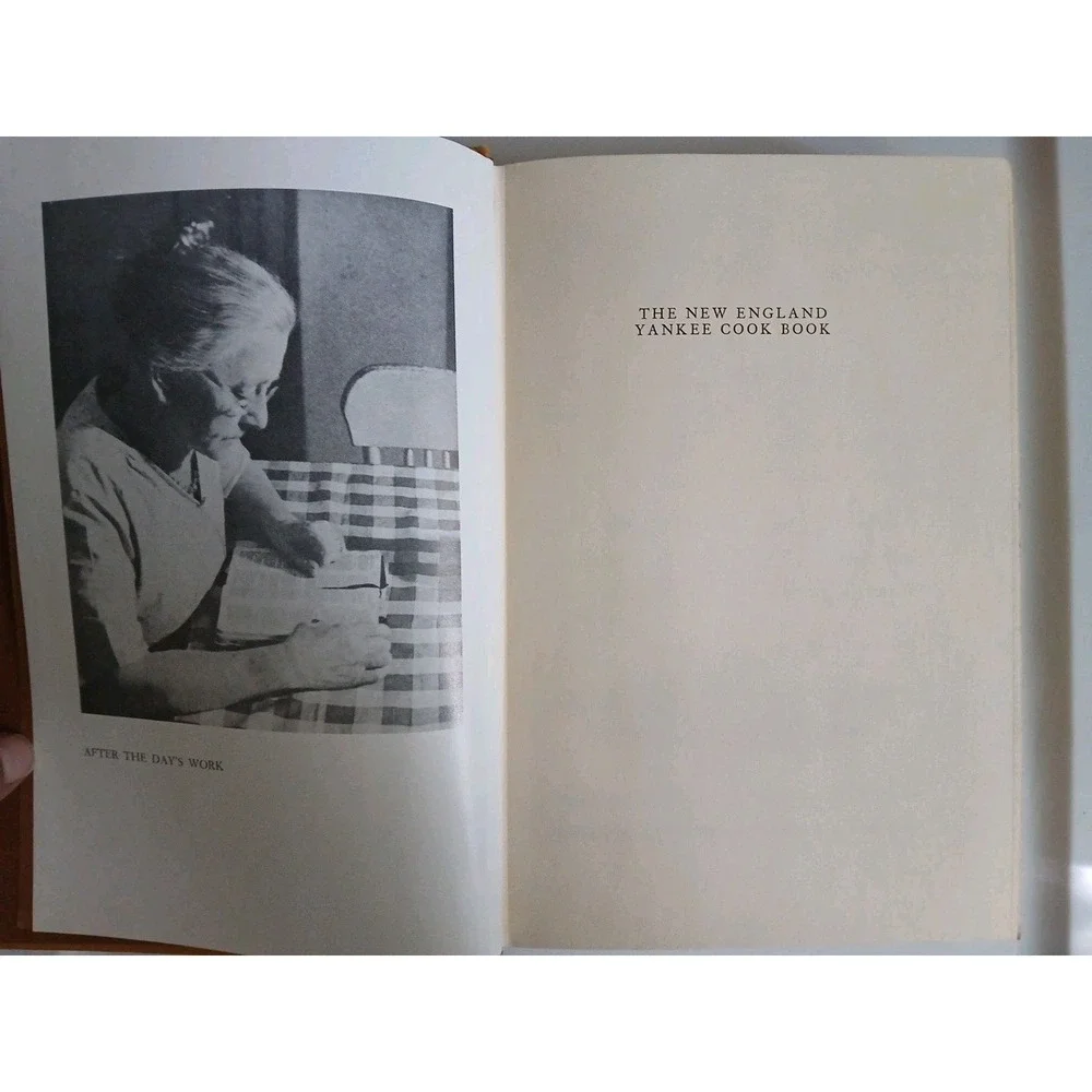 1939 HC The New England Yankee Cookbook by Imogene Wolcott  Recipes